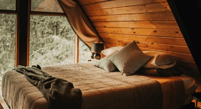Unplug and unwind: A-frame cabin retreats for every season