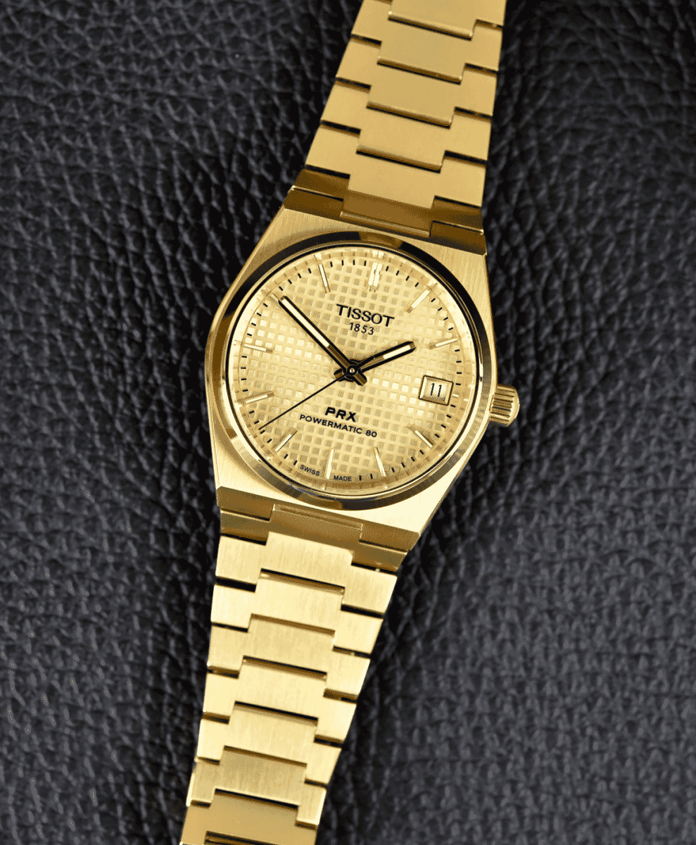 Tissot
PRX Digital 35mm Unisex Watch Black PVD Yellow Gold