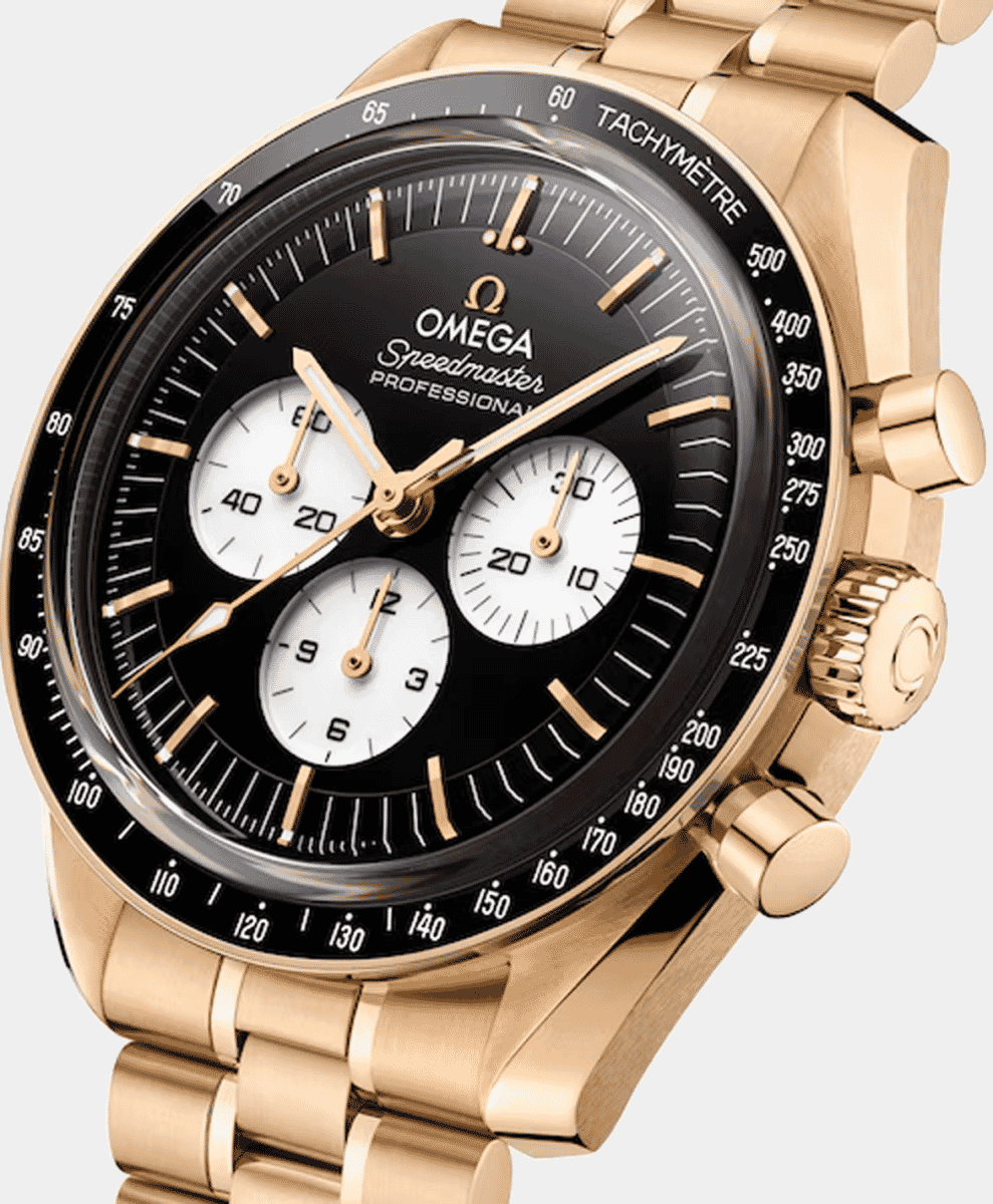 Omega
Speedmaster Moonwatch Professional 42mm Mens Watch Black Yellow Gold