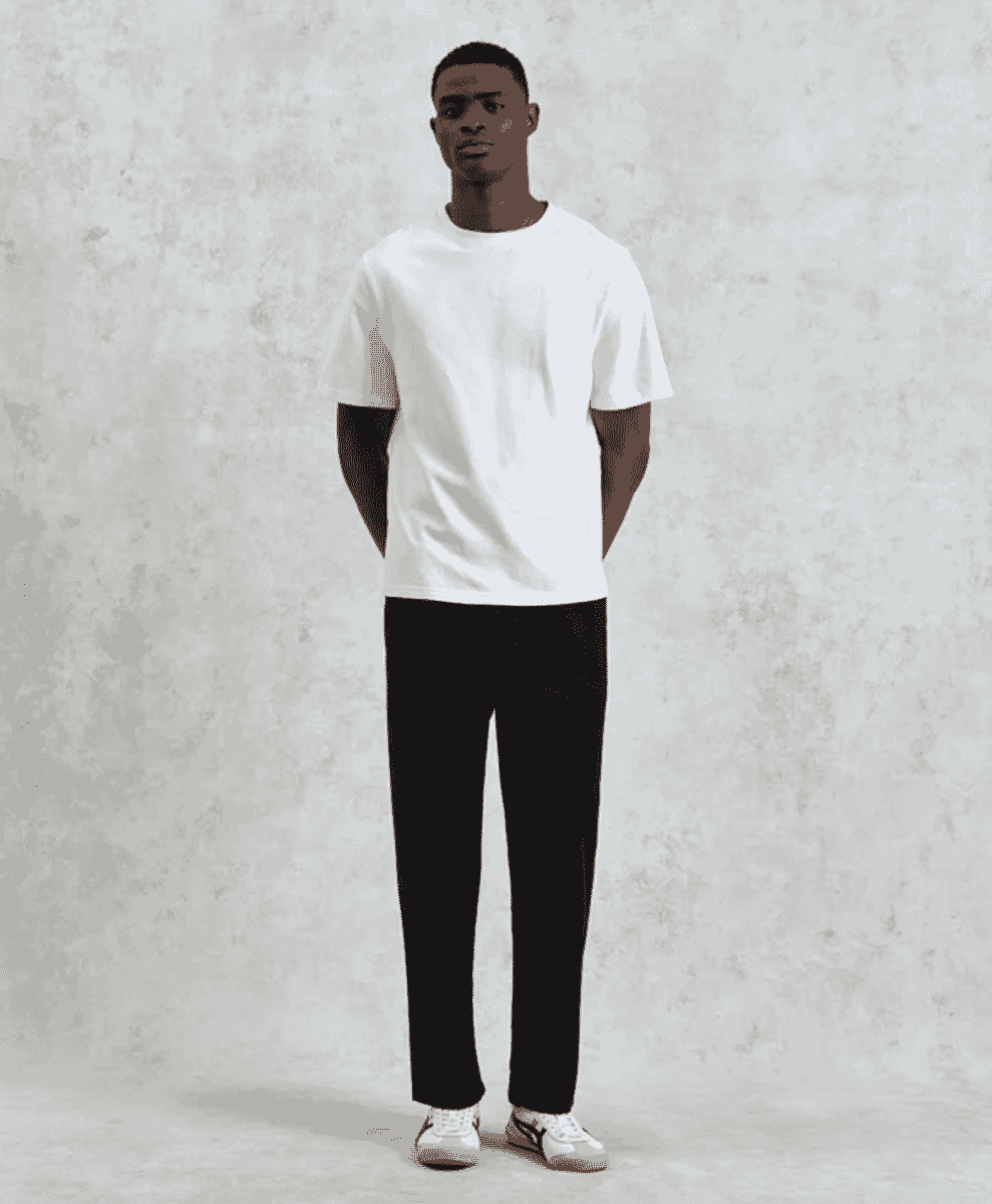 Linen drawstring trousers