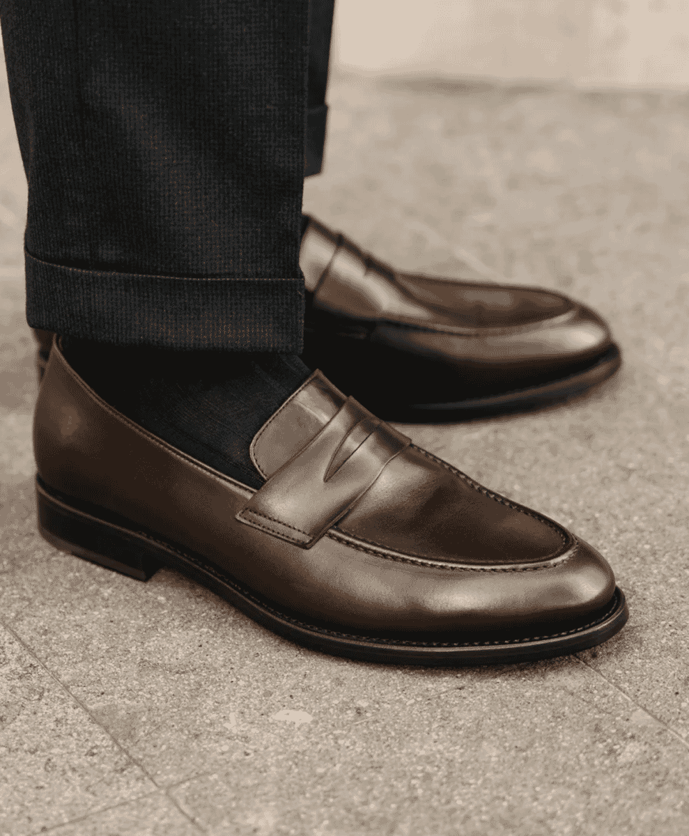 Smart slip–ons or loafers Brown Velasca