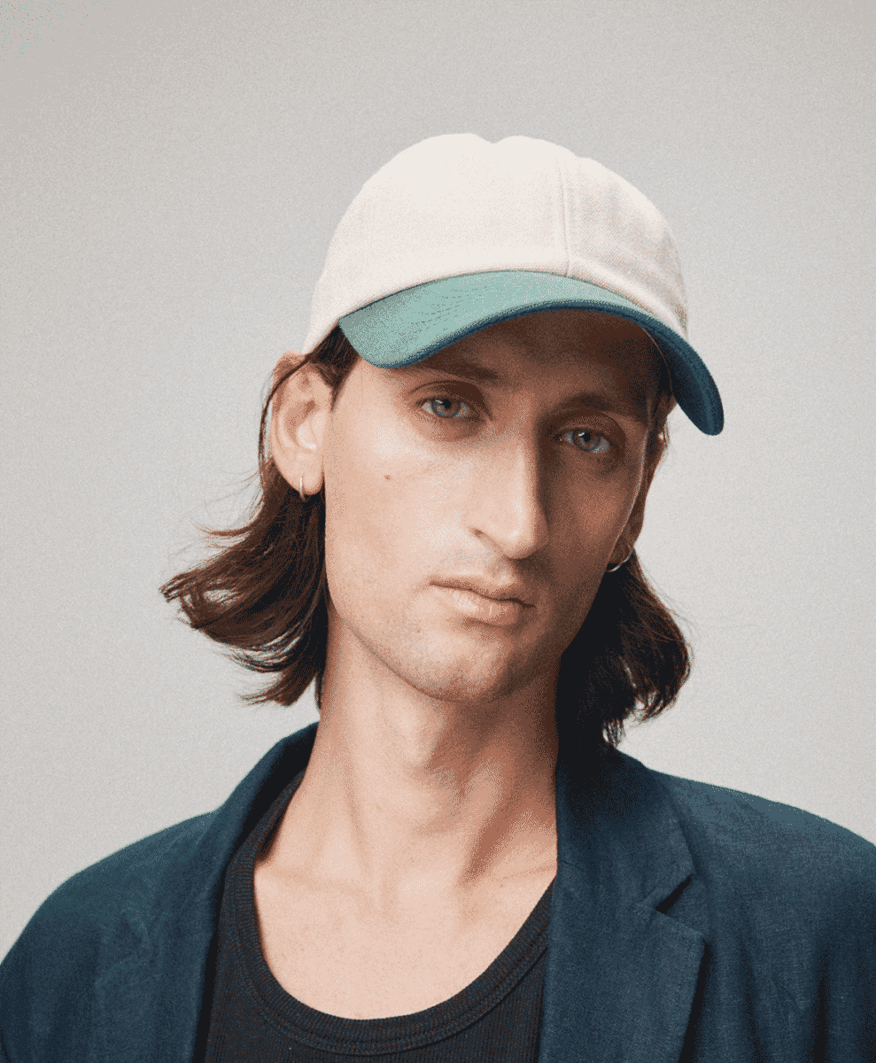 Stiksen green ecru cap