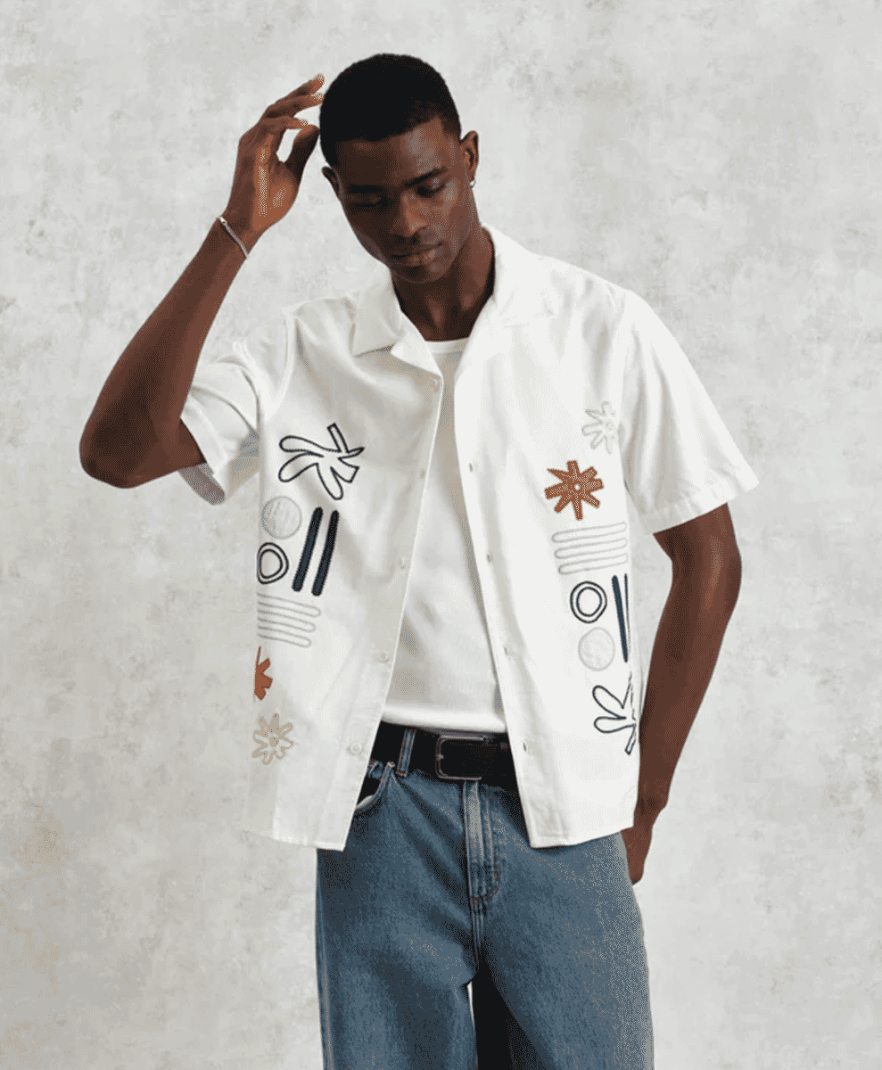 Mens summer capsule wardrobe The camp-collar shirt Wax London