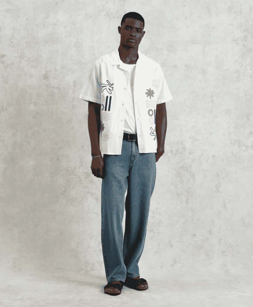 Mens summer capsule wardrobe The camp-collar shirt Wax London