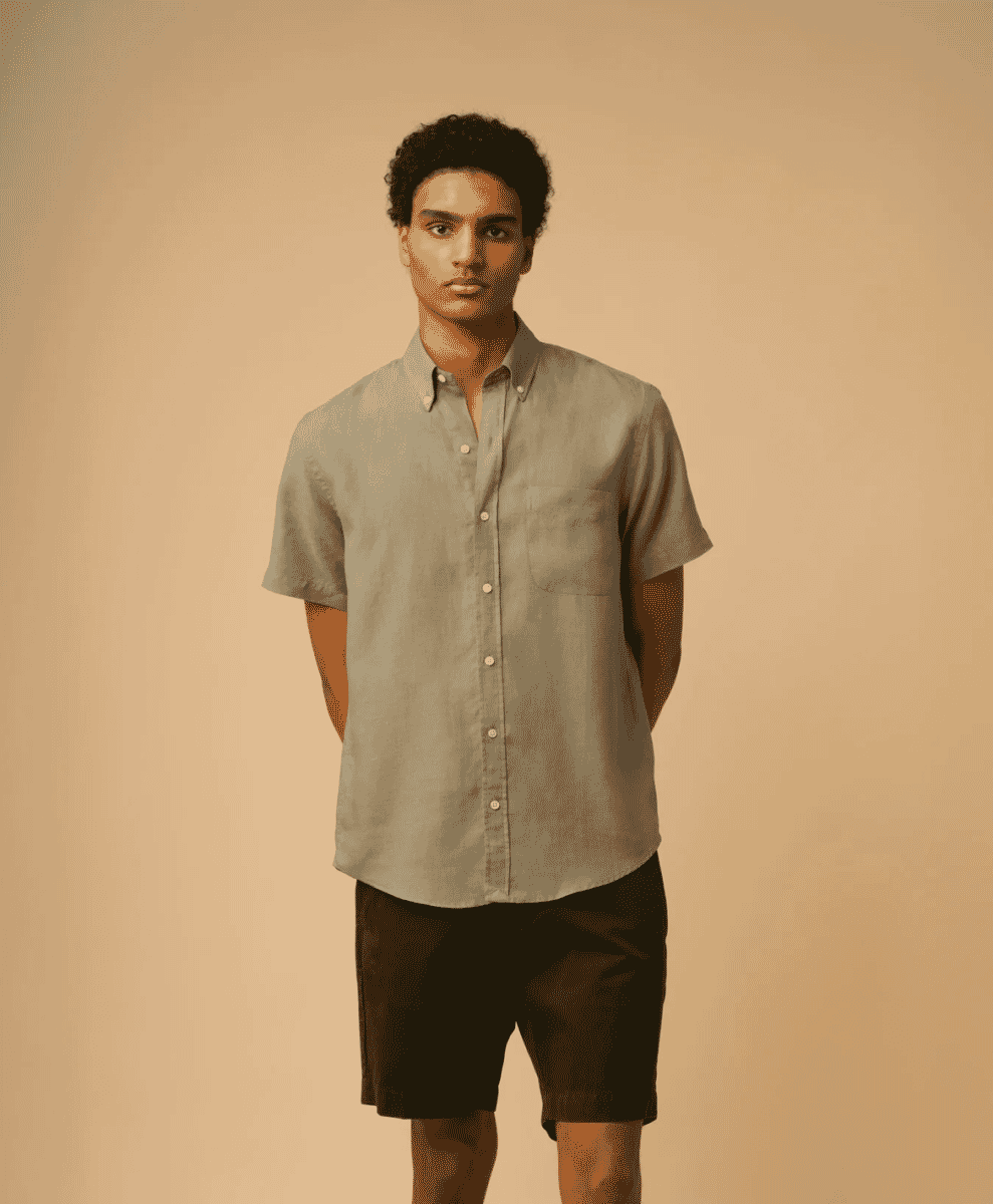 SHORT SLEEVED LINEN
Military Green
ISTO