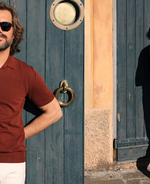 Elevate your wardrobe this season with a knitted polo shirt