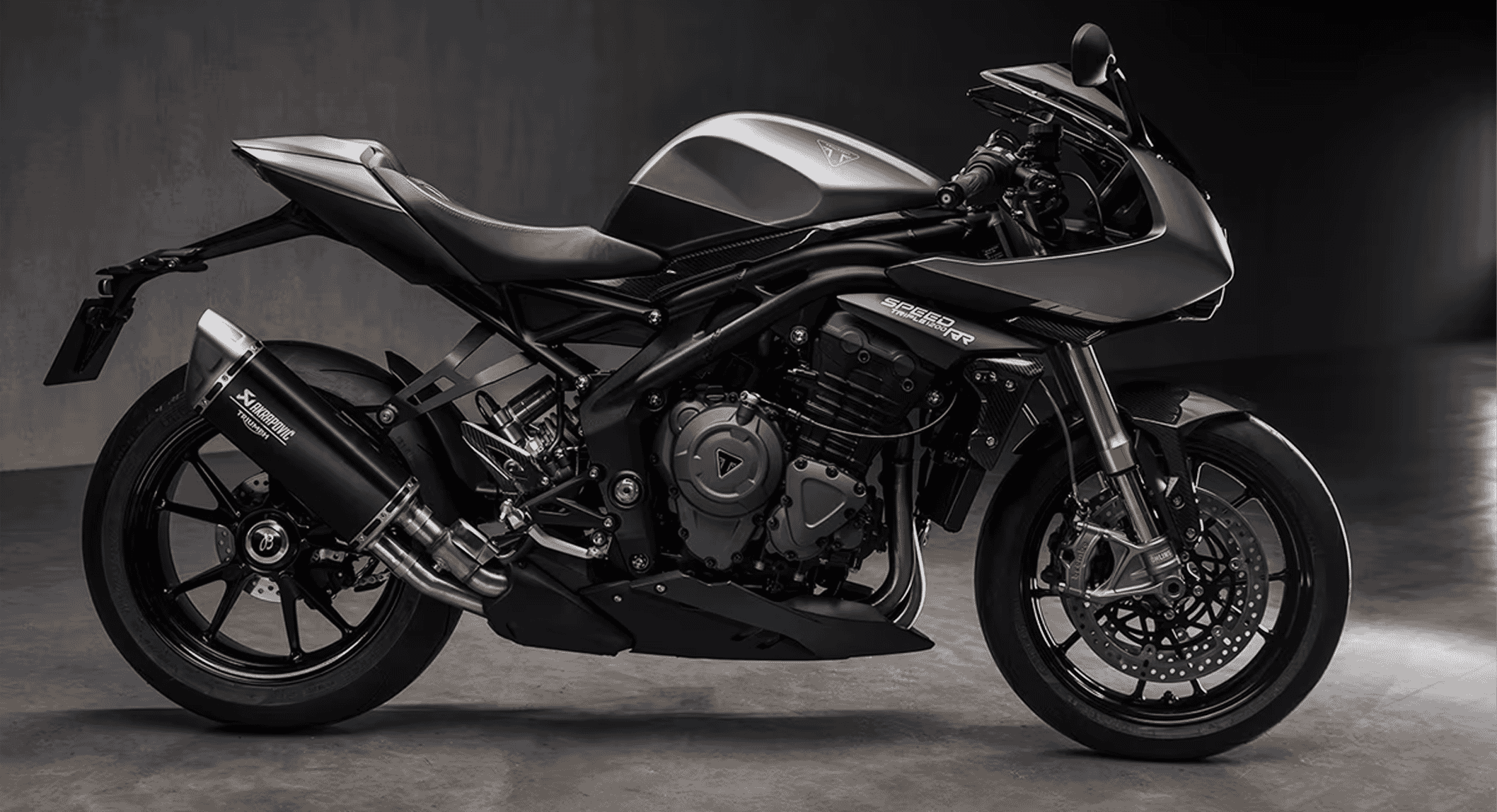 Triumph motorcycle free when you buy a Breitling chronograph: Triumph Speed Triple 1200 RR Breitling Limited Edition