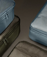 Compression packing cubes for seamless travel