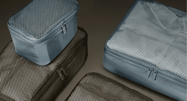 Compression packing cubes for seamless travel