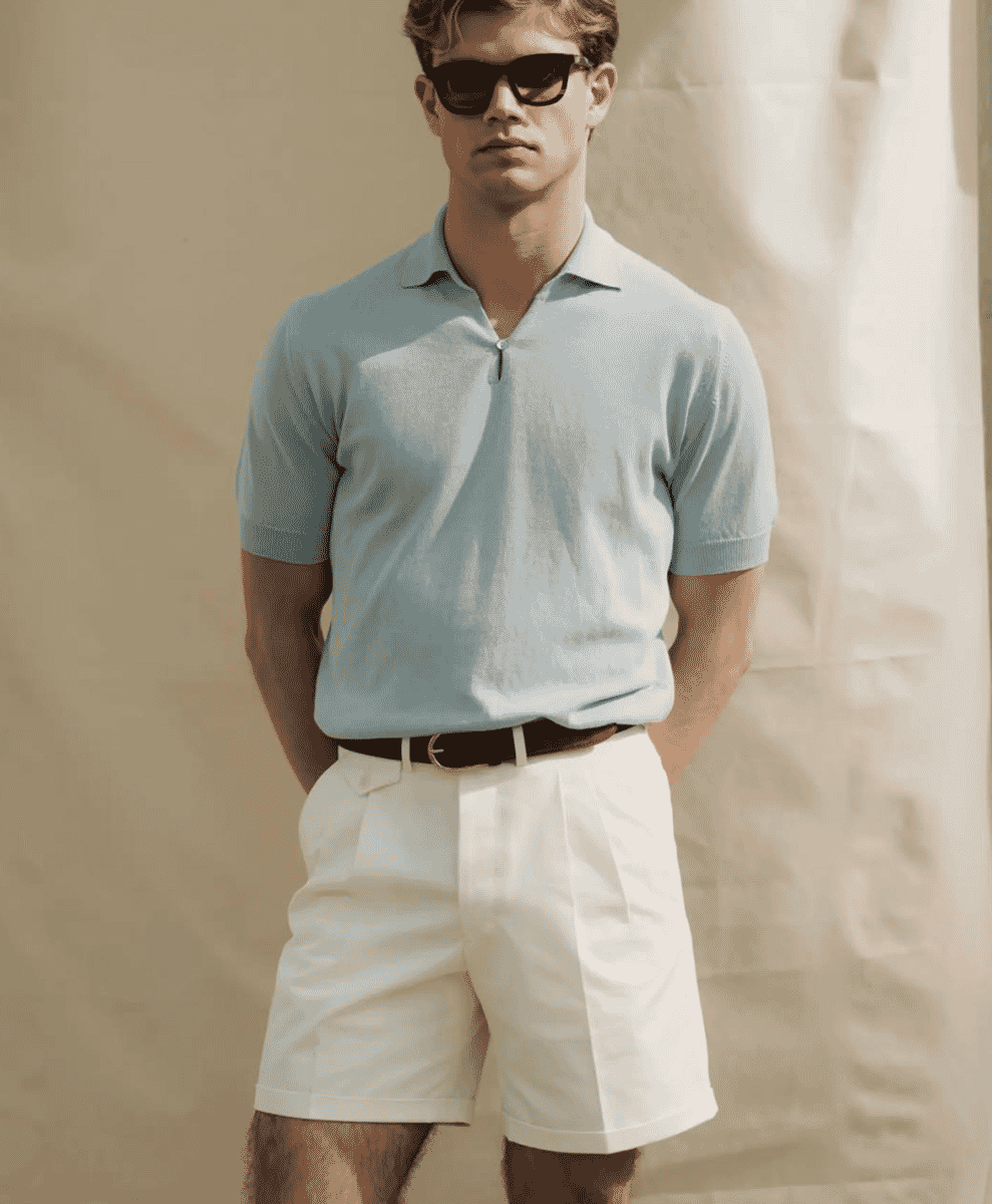 short edit menswear ss25 BESNARD ECRU TAILORED