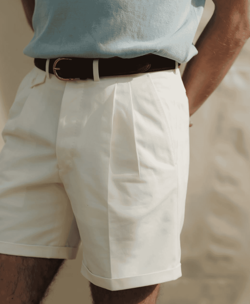 short edit menswear ss25 BESNARD ECRU TAILORED