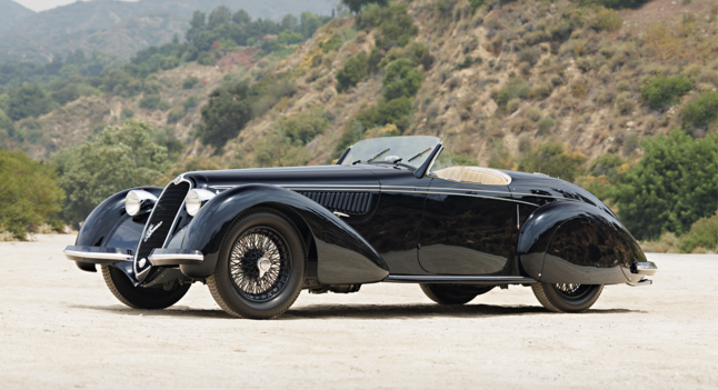 1938 Alfa Romeo 8C 2900B Lungo Spider: Sleek lines, staggering price