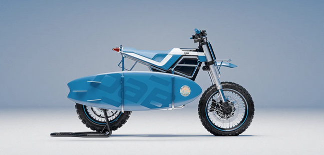 Olympic electric motorbikes: DAB add a surfboard to the options