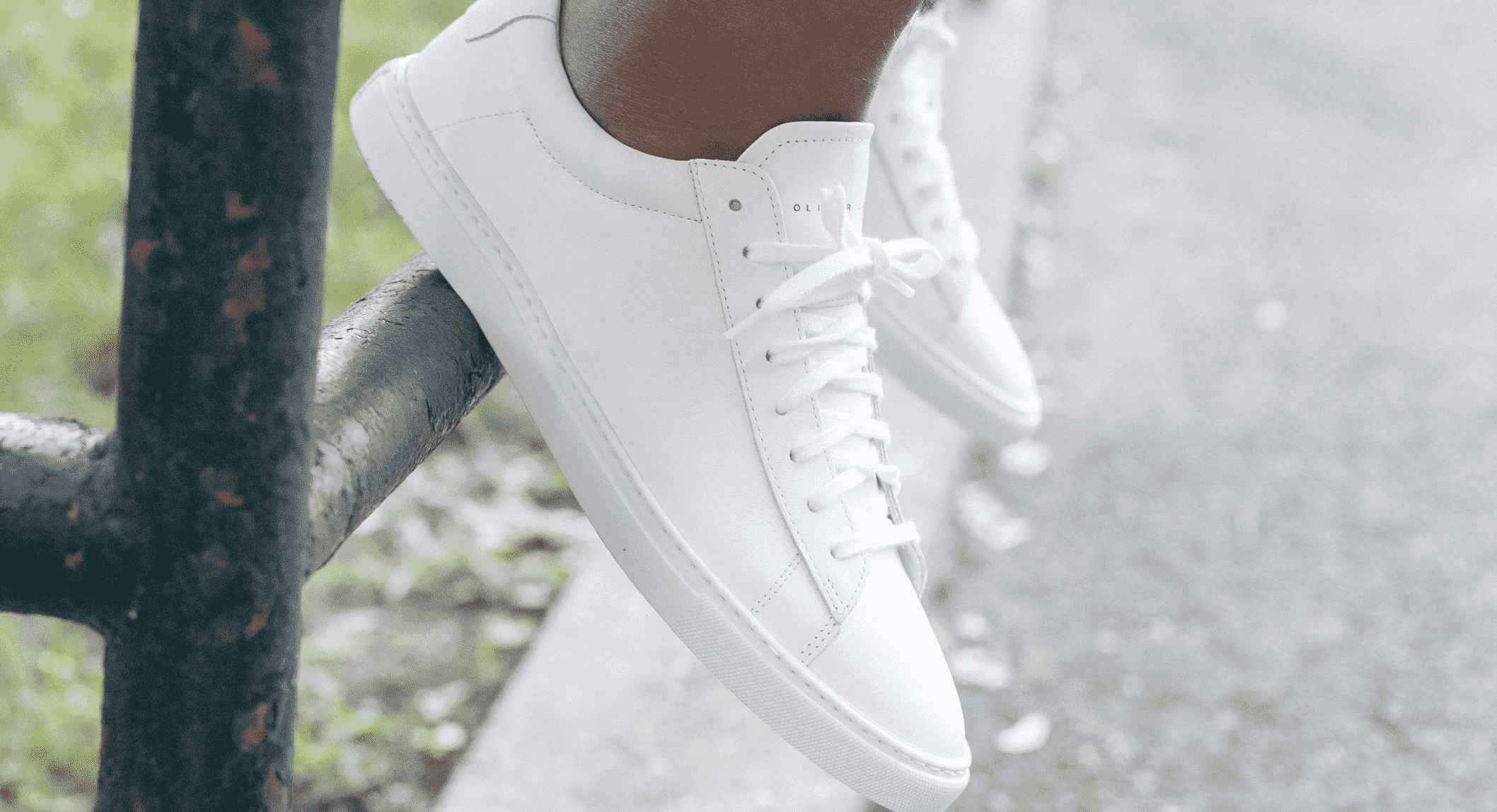 【FURFUR】 WHITE LEATHER Gurkha shoes Resilient Mens Mid Cut White Leather Sneaker| Culture of Brave