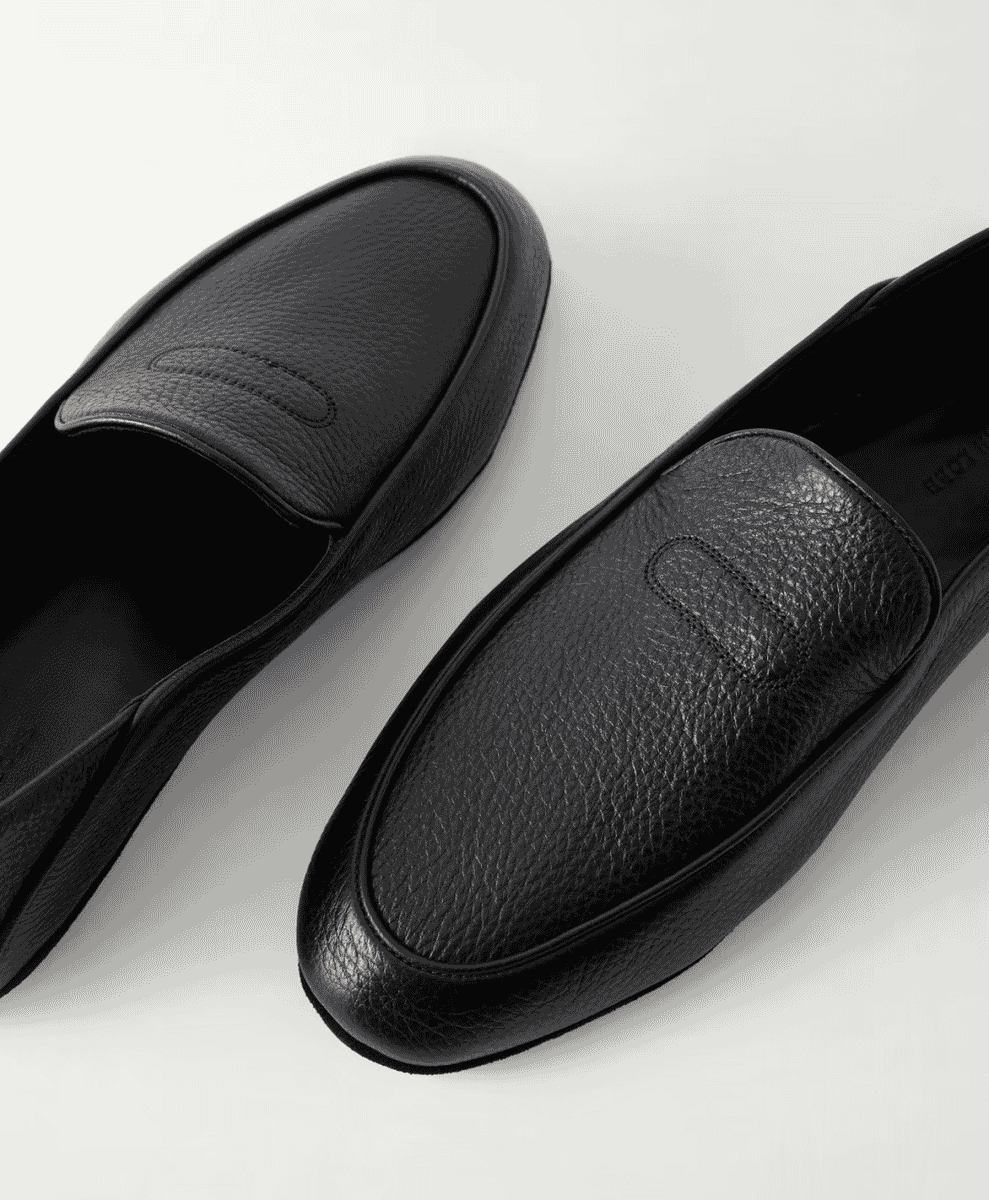 JOHN LOBB
Kingston II Collapsible-Heel Full-Grain Deerskin Loafers