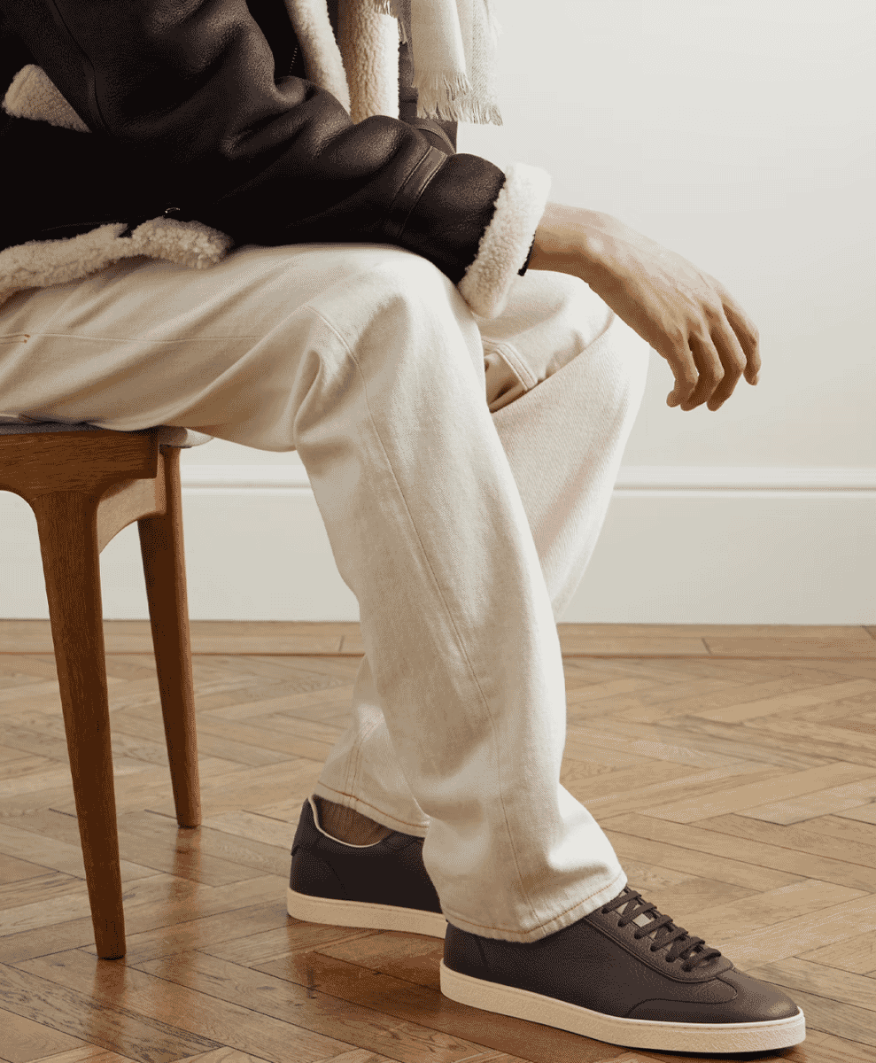 BRUNELLO CUCINELLI
Coda di Rondine Leather Sneakers