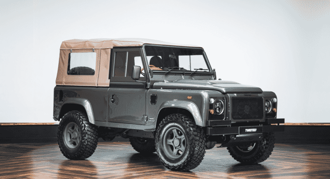 Savile Row Off-Roader: Lightweight Land Rover Defender by Twisted