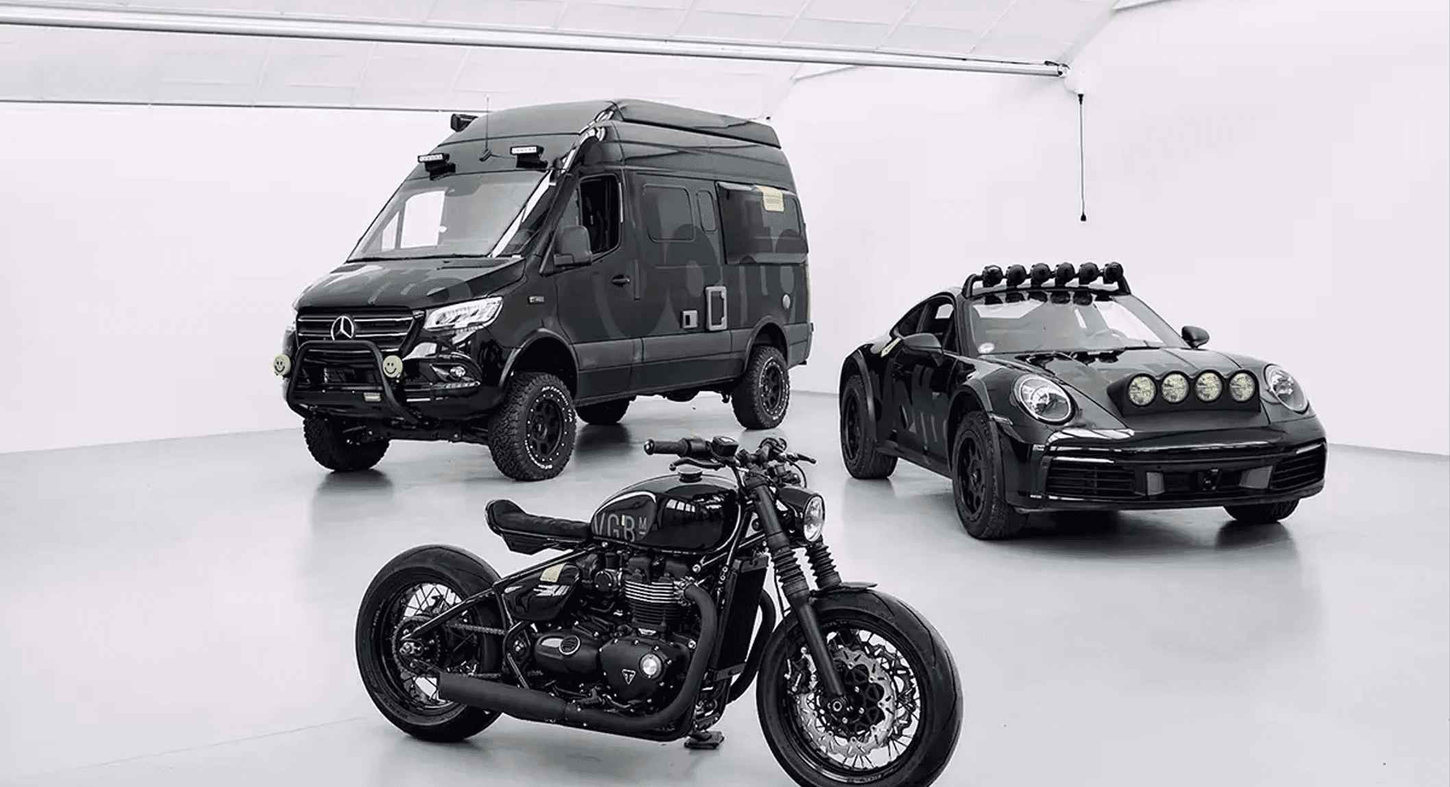 Off-road, all-road: Porsche 992 and Hymer Mercedes Sprinter by Vagabund x Delta