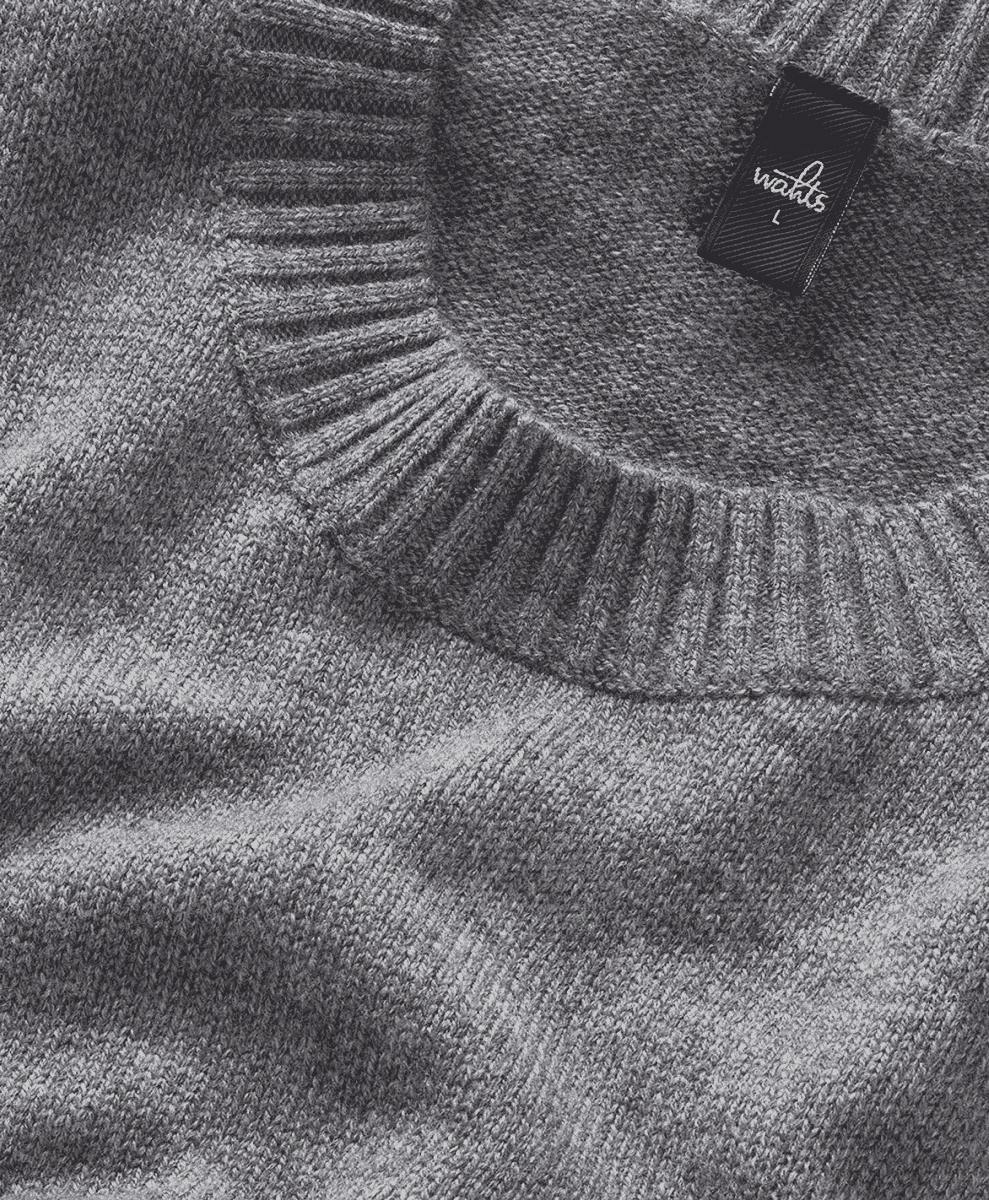 wahts WHEELER
Merino Cashmere Crewneck Sweater