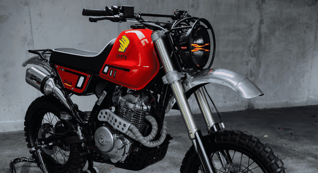 Staid to Scrambler: Honda NX650 Dominator by Gas&amp;Retro