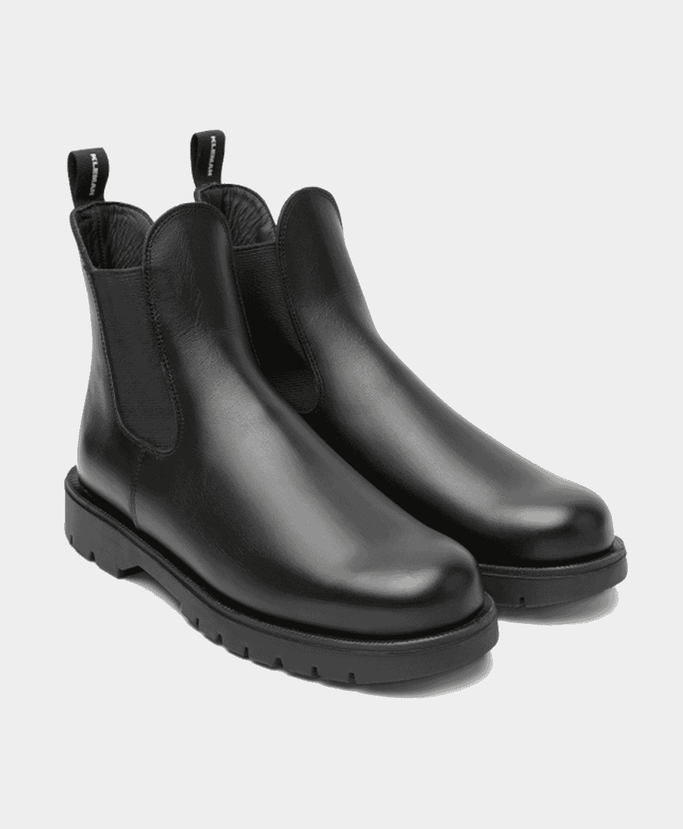 TONNANT
Black Leather Chunky Chelsea Boots