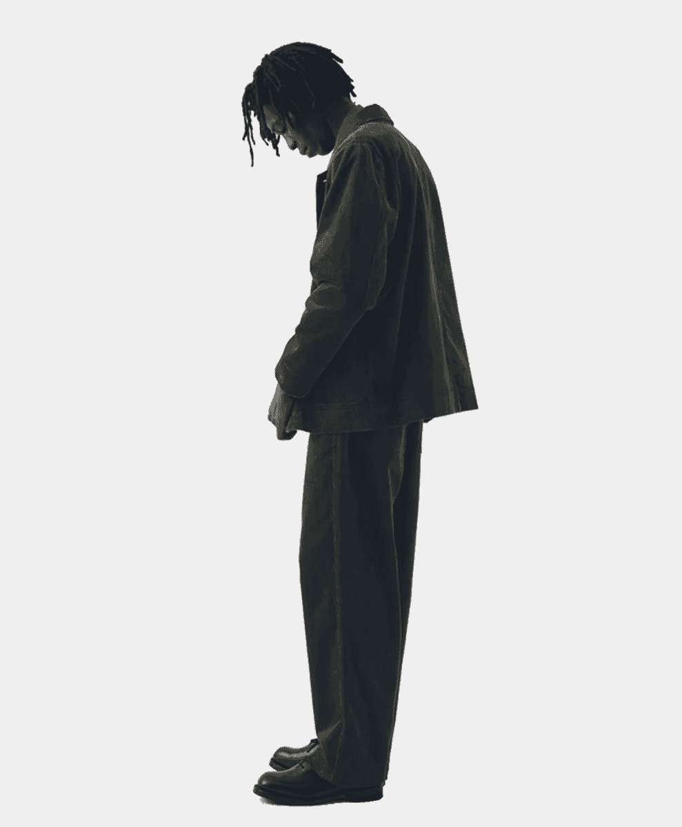 TOAST Organic Cord Chore Jacket GREEN