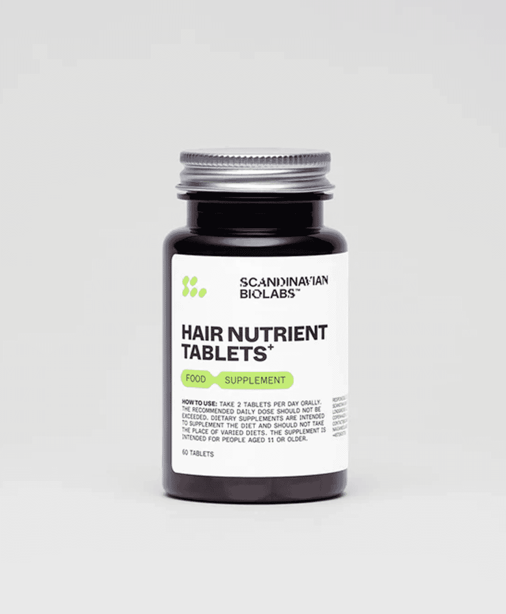 Scandinavian Biolabs , hair growth tablets bottle