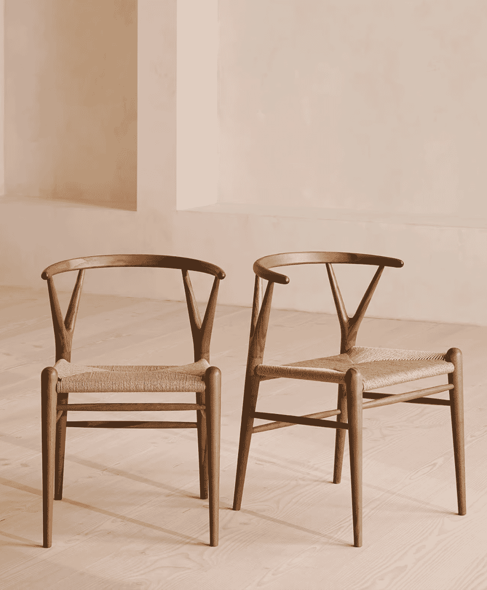 soho home Pair of Sitwell dining chairs