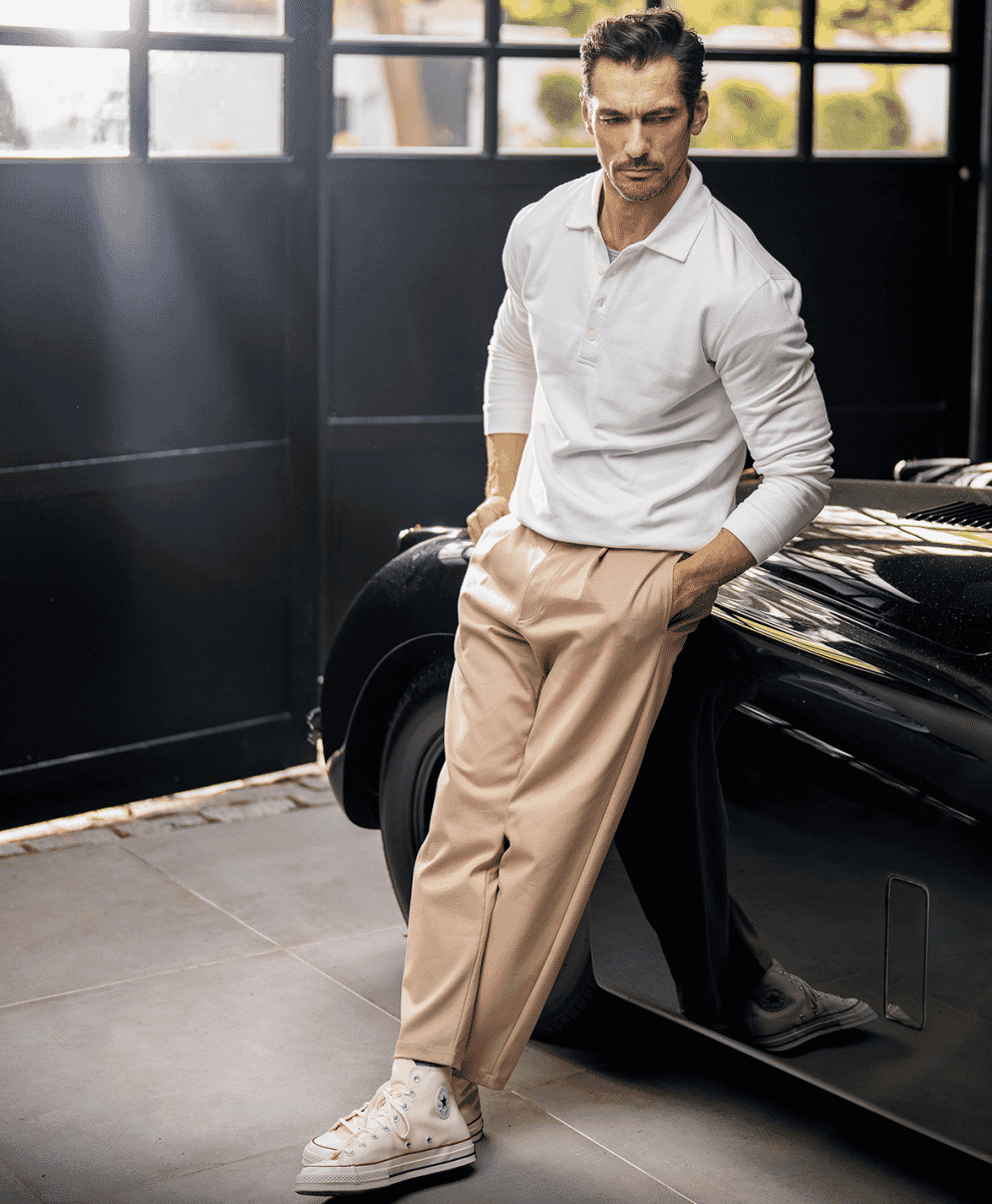  David Gandy Wellwear chinos beige