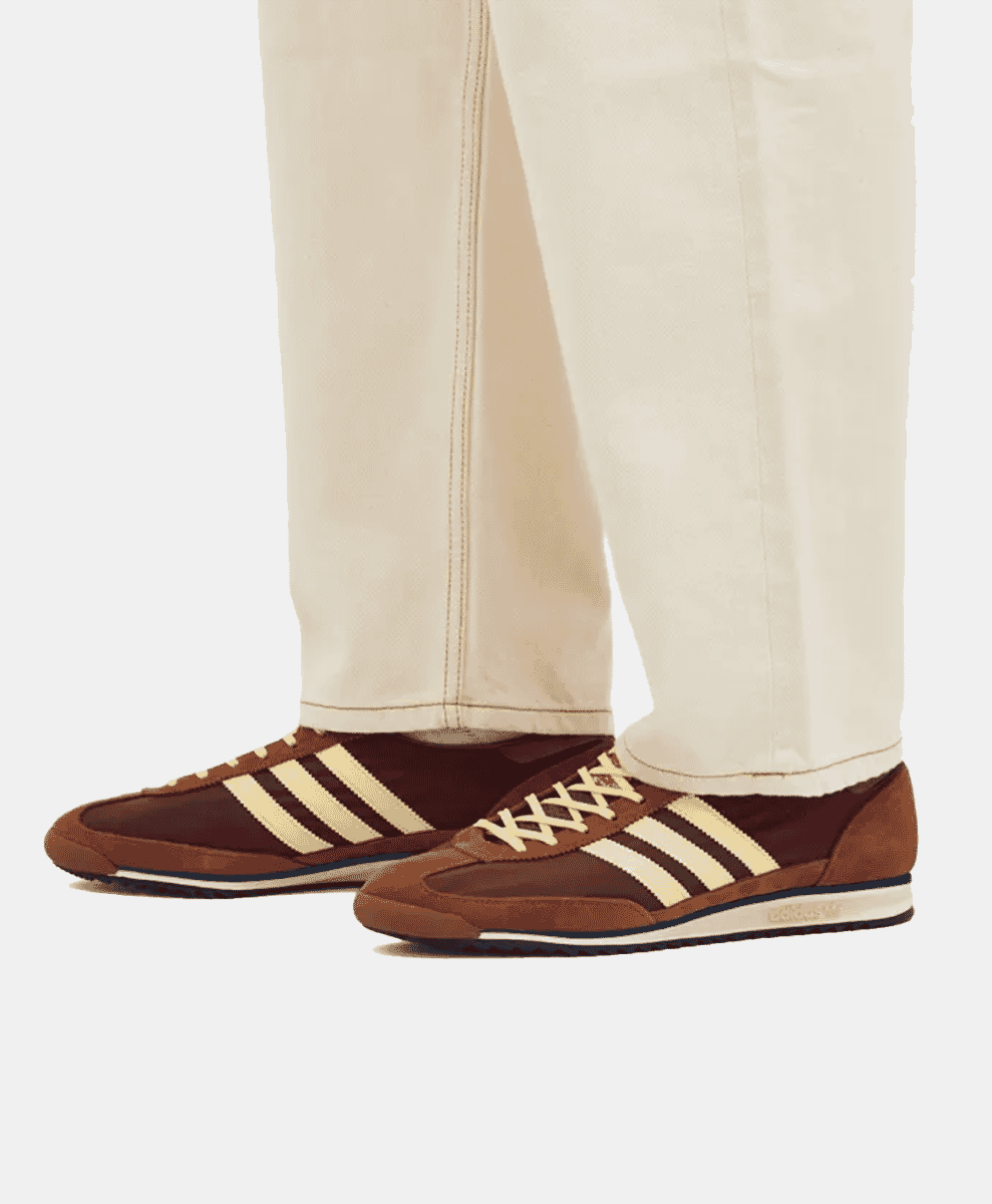 Adidas SL 72 maroon brown yellow