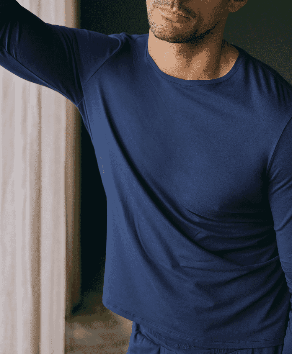  David Gandy Wellwear navy pjs