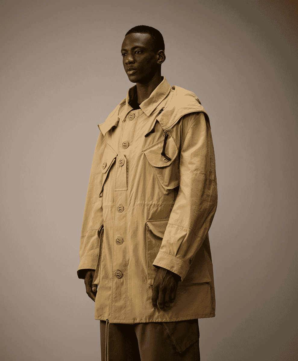 Junya Watanabe MAN x C.P. Company Has Us Praying for Rain ss25 Trench Coat Beige
