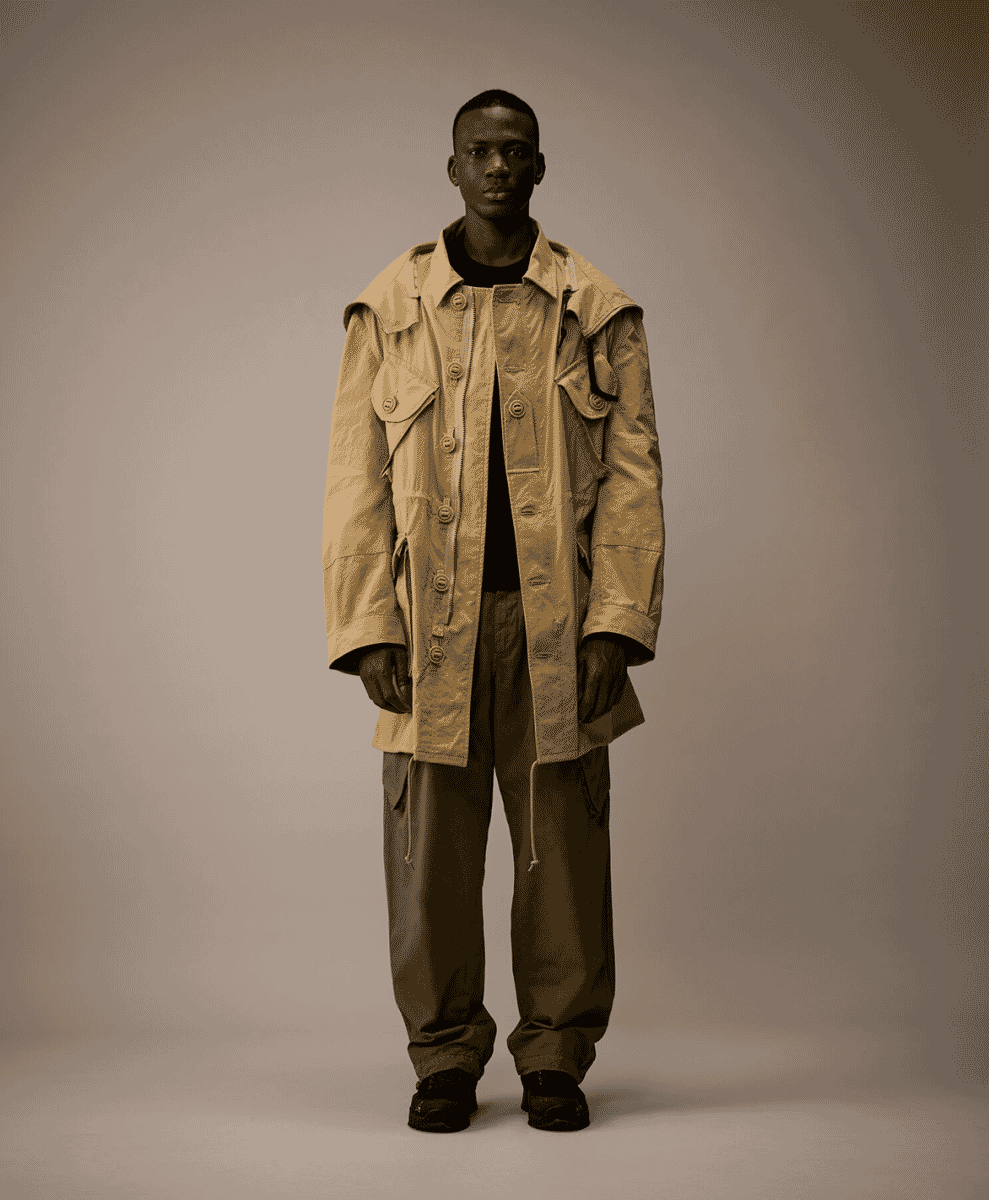 Junya Watanabe MAN x C.P. Company Has Us Praying for Rain ss25 Trench Coat Beige