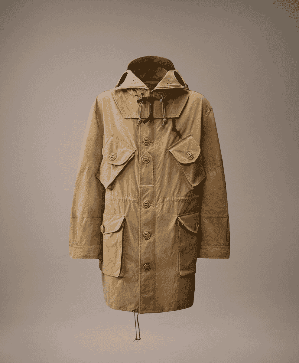 Junya Watanabe MAN x C.P. Company Has Us Praying for Rain ss25 Trench Coat Beige