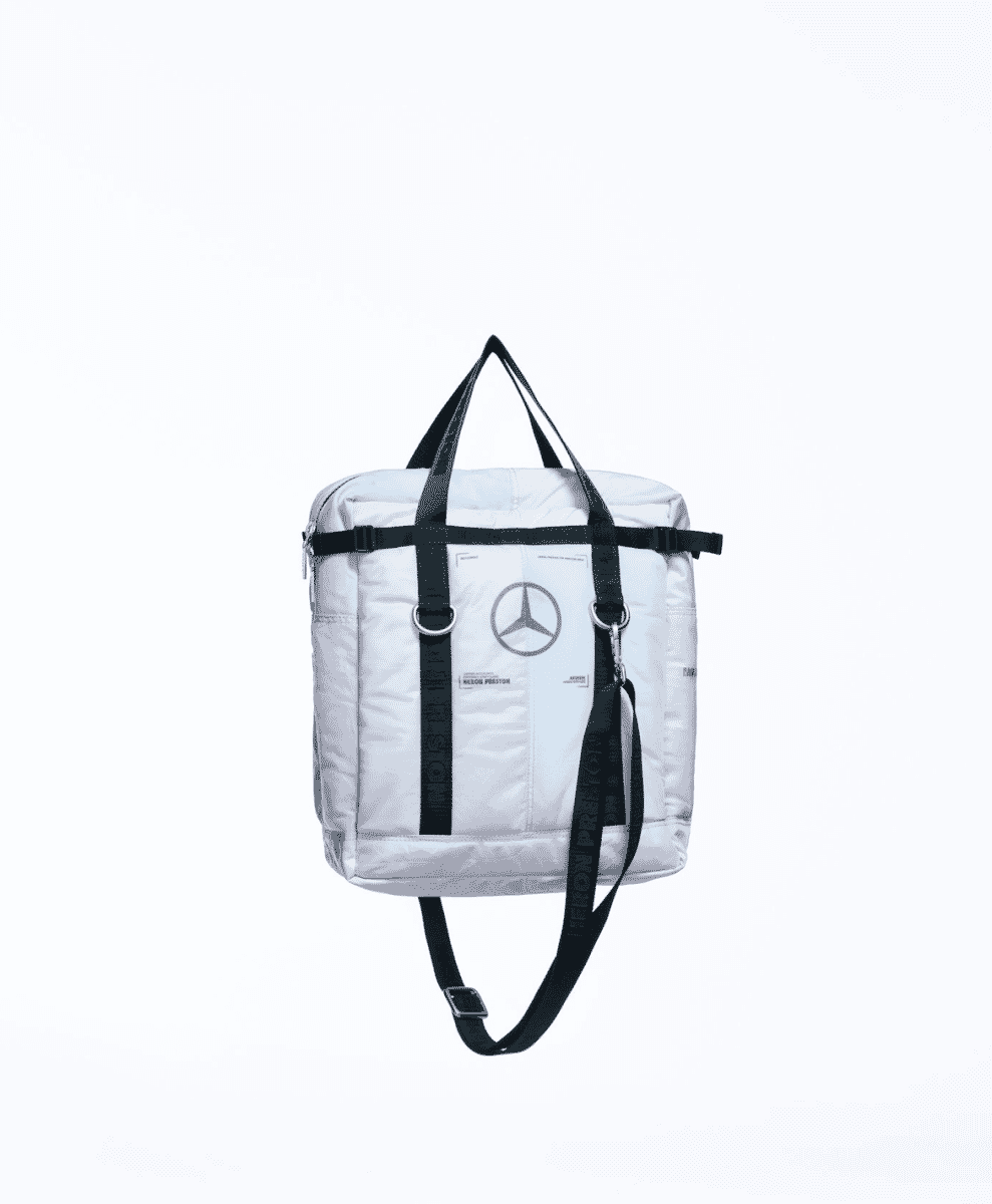 Upcycled Mercedes Airbags by Heron Preston