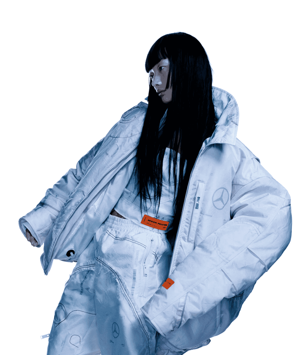Upcycled Mercedes Airbags by Heron Preston