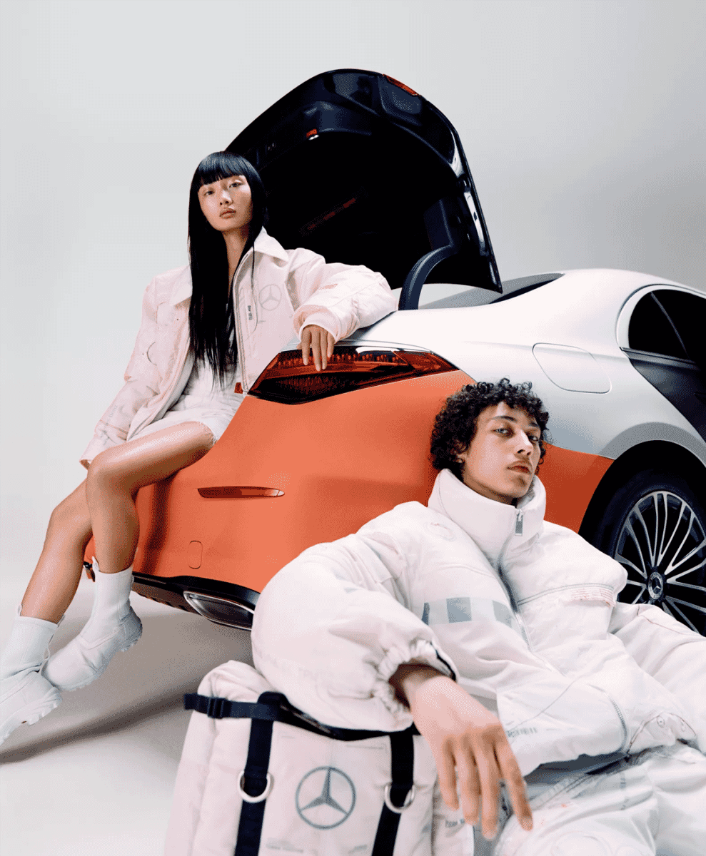 Upcycled Mercedes Airbags by Heron Preston
