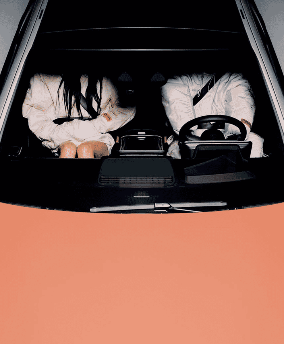 Upcycled Mercedes Airbags by Heron Preston