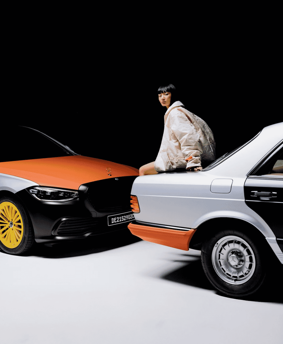 Upcycled Mercedes Airbags by Heron Preston