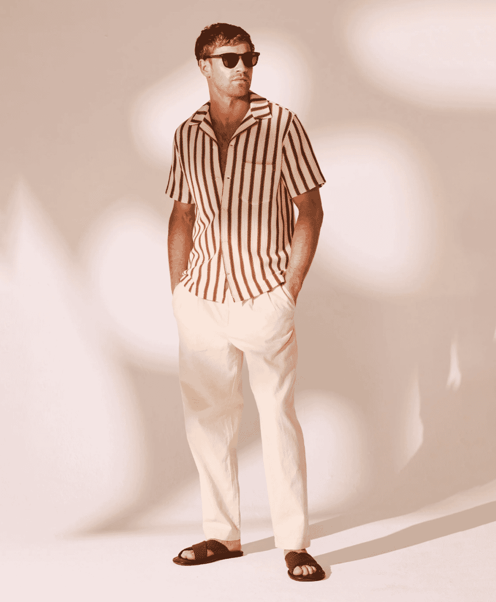 Summer knitted shirt david gandy wellwear