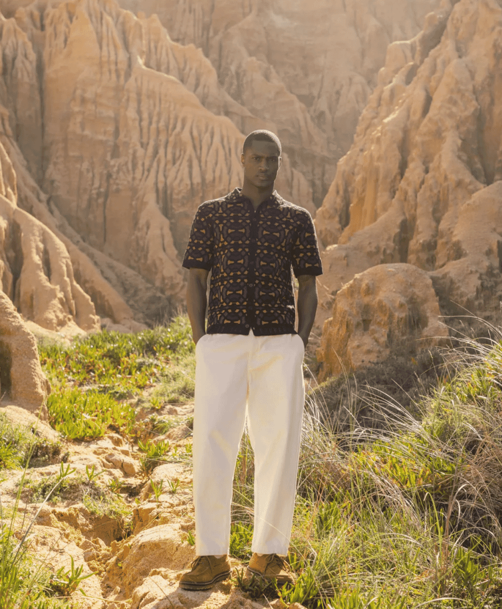 Summer knitted shirt wax london