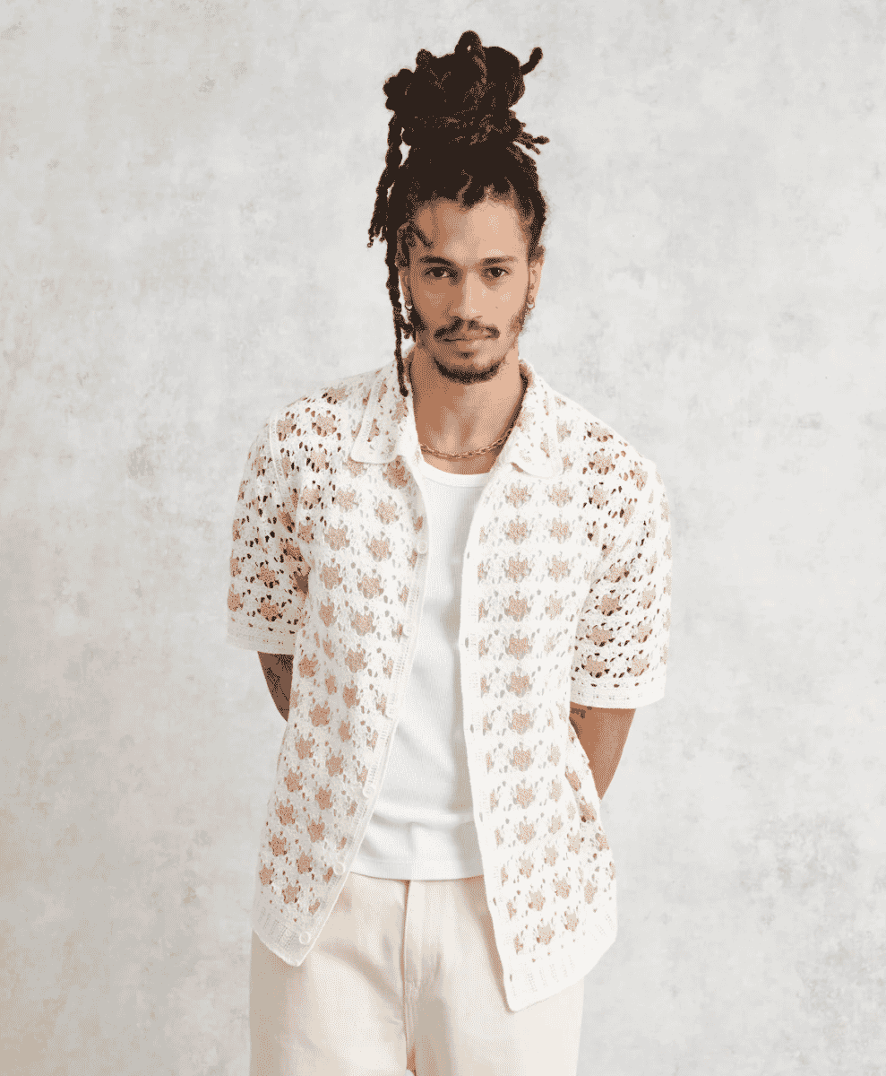 wax london Summer knitted shirt