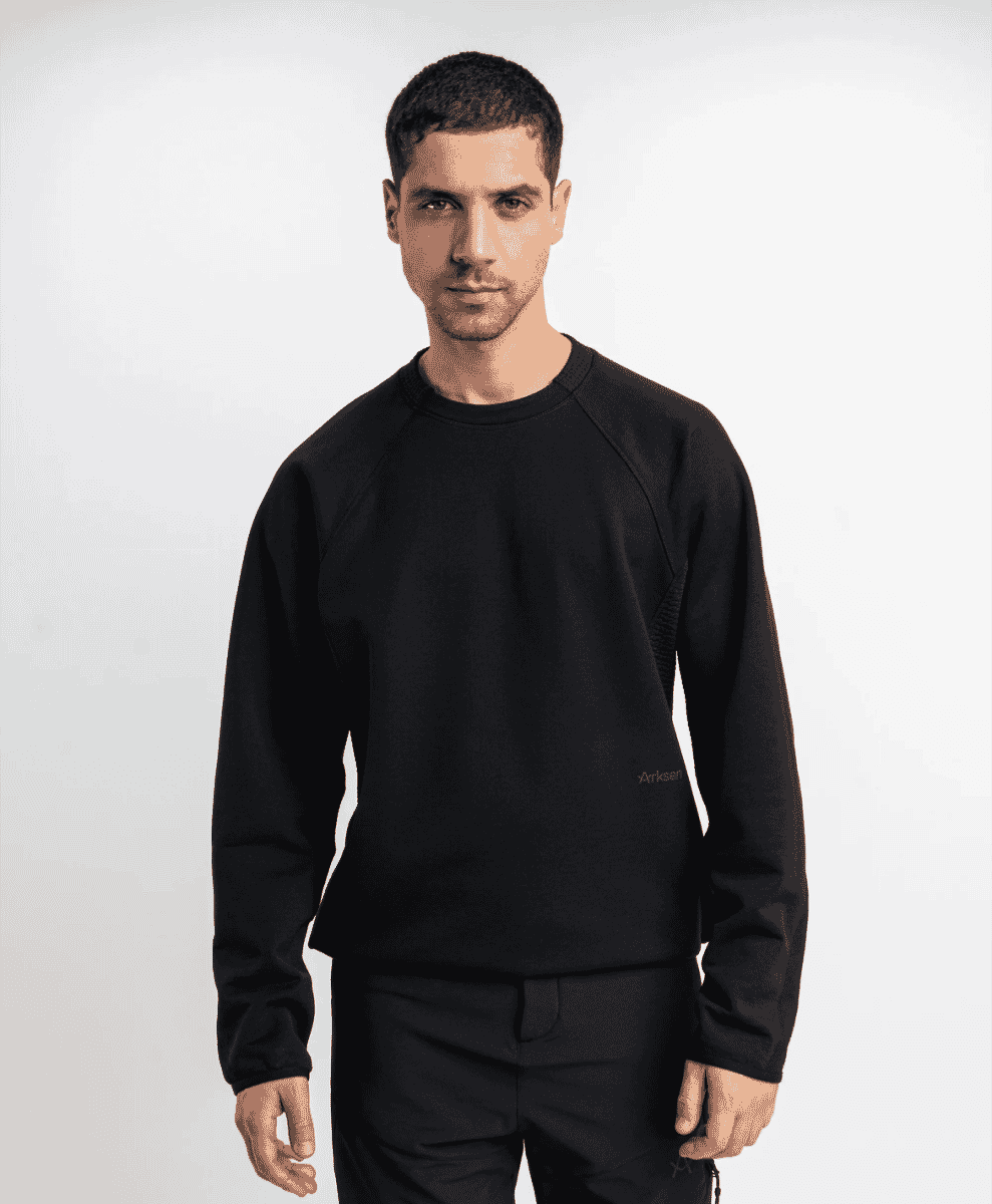 Clao ss25 Limosa black sweatshirt
