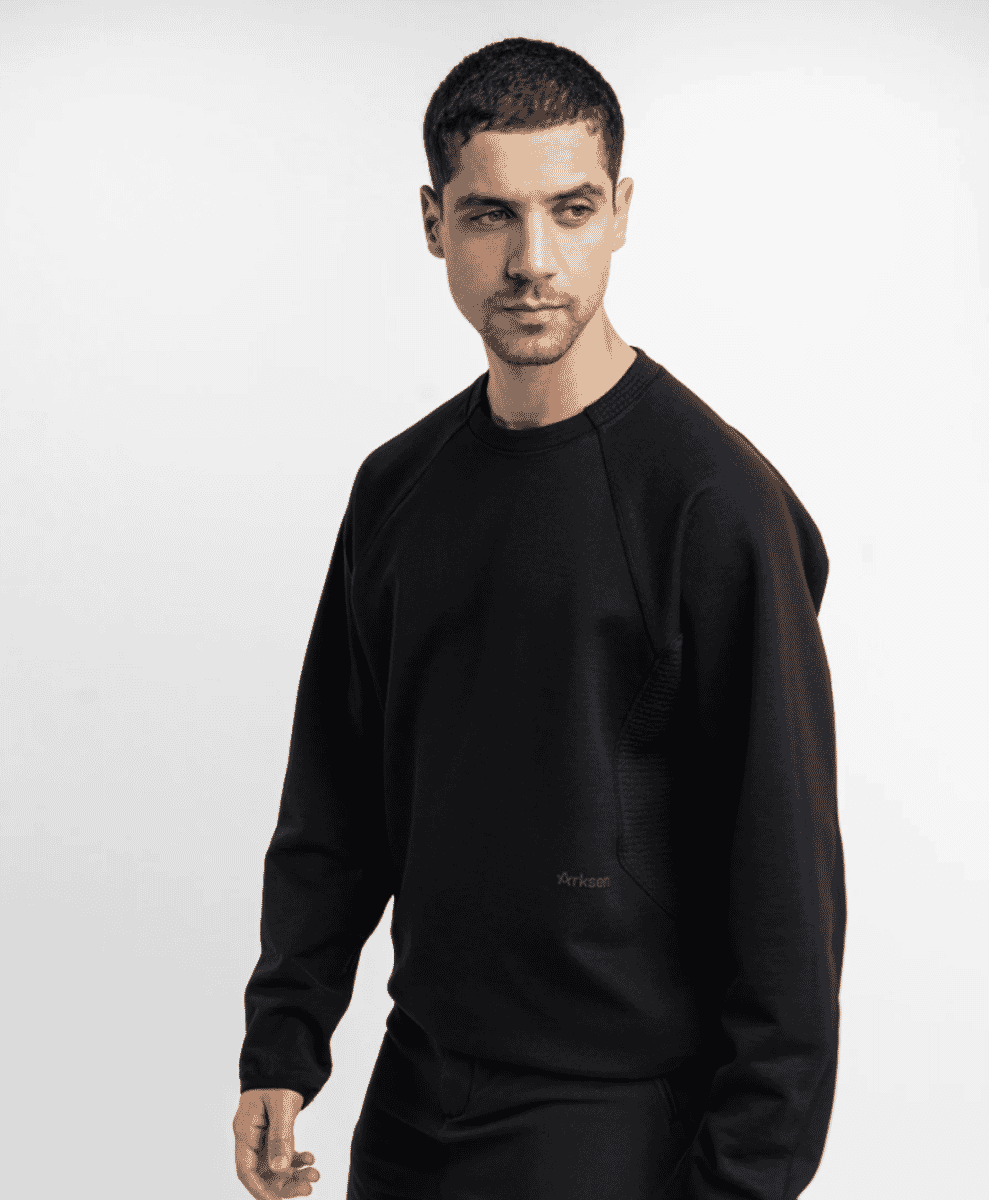 Clao ss25 Limosa black sweatshirt