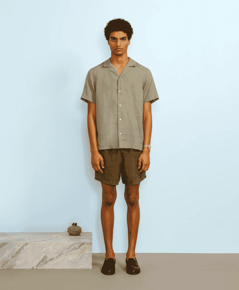 CAMP-COLLAR LINEN
isto.