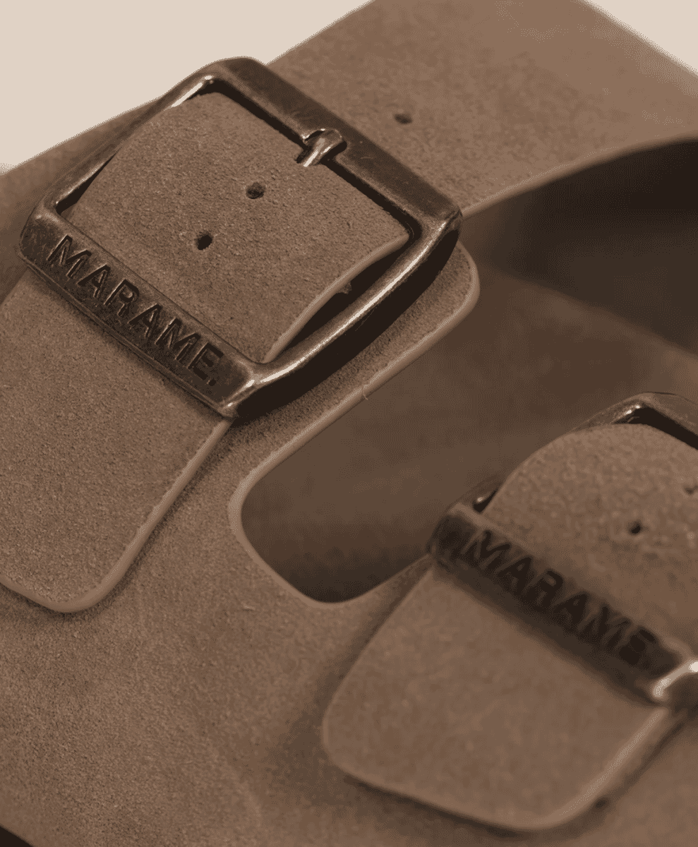 Suede Sandals IN Clay Marame
