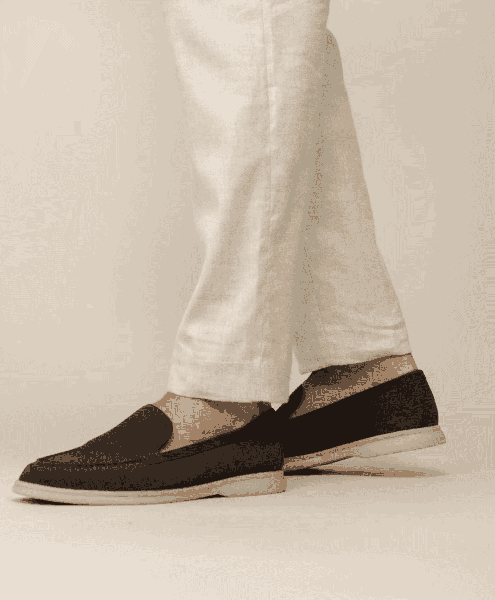 Suede Loafers Burnt Brown Marame