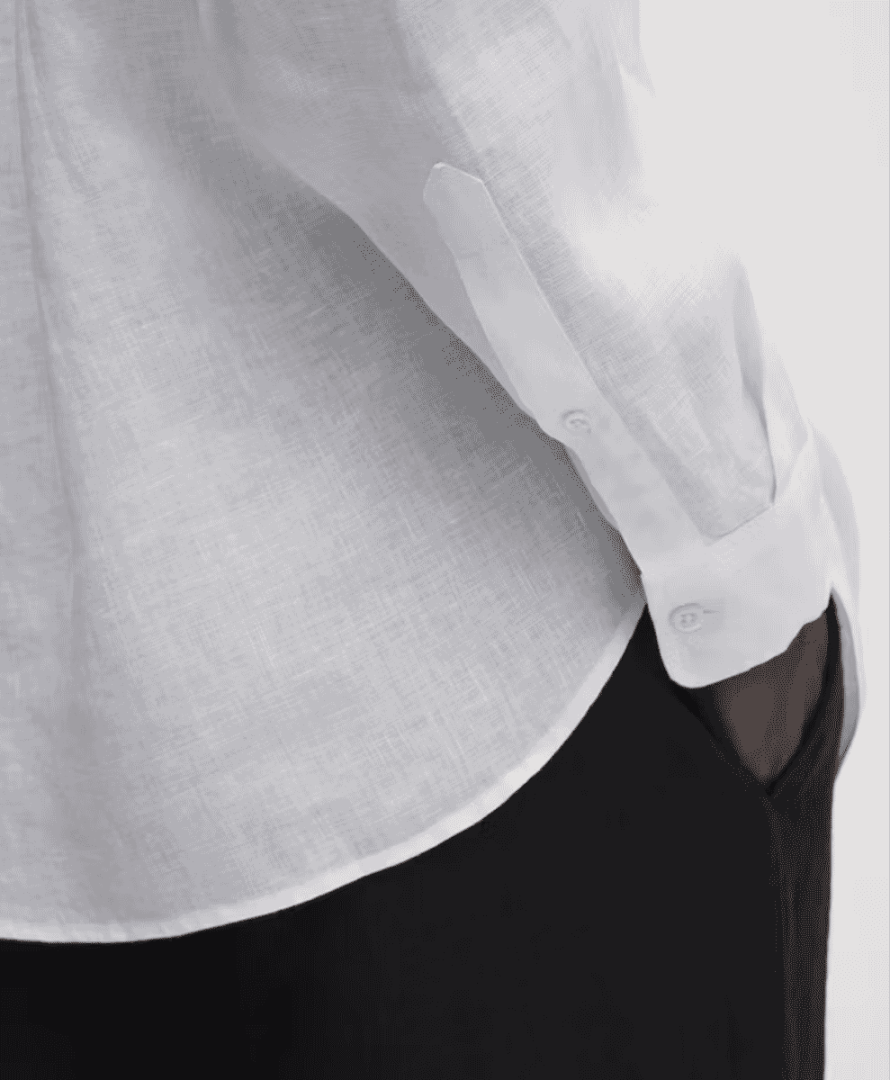 Linen Shirt ASKET white ecru