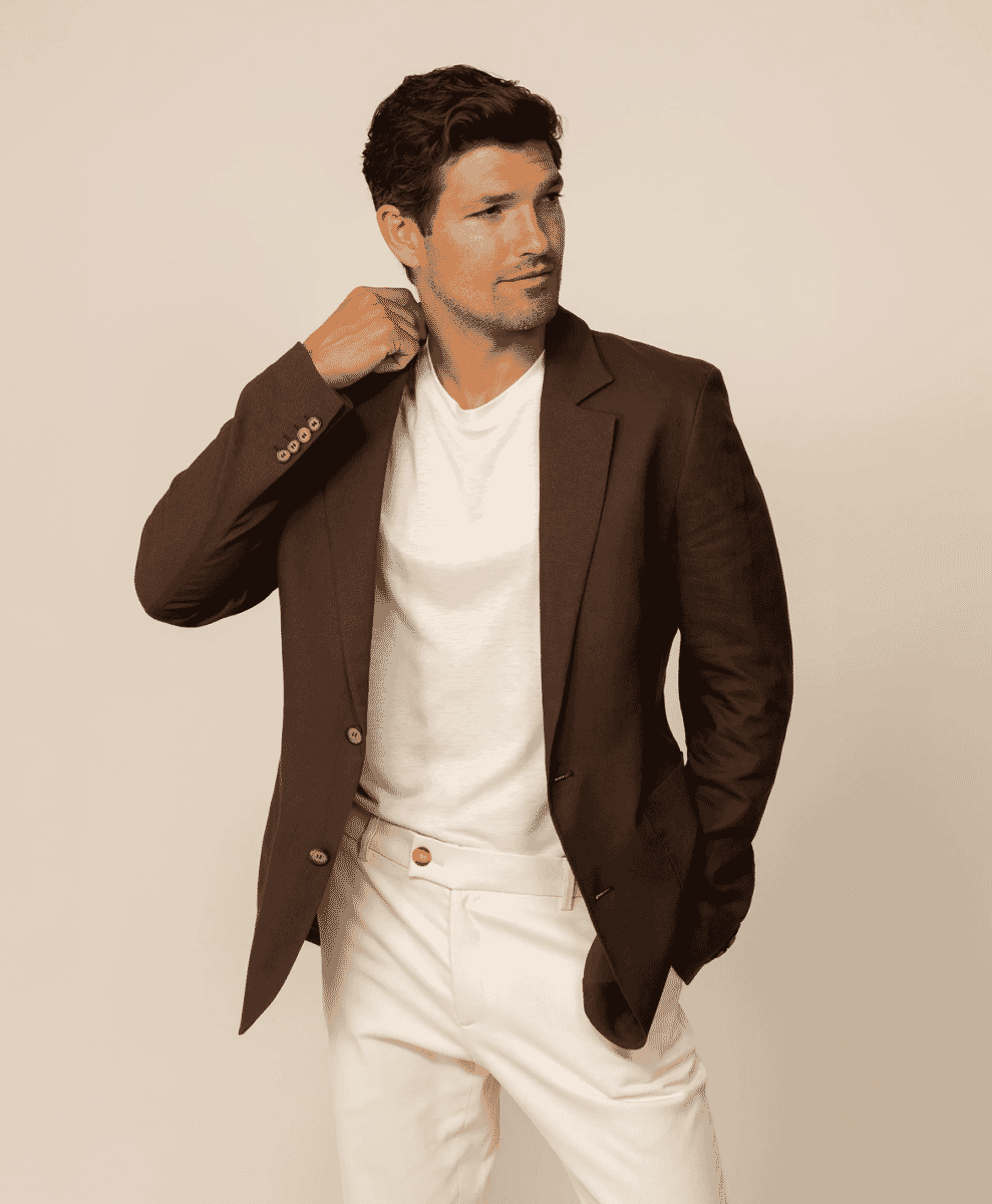 Casual Blazer
IN Brown Linen marame