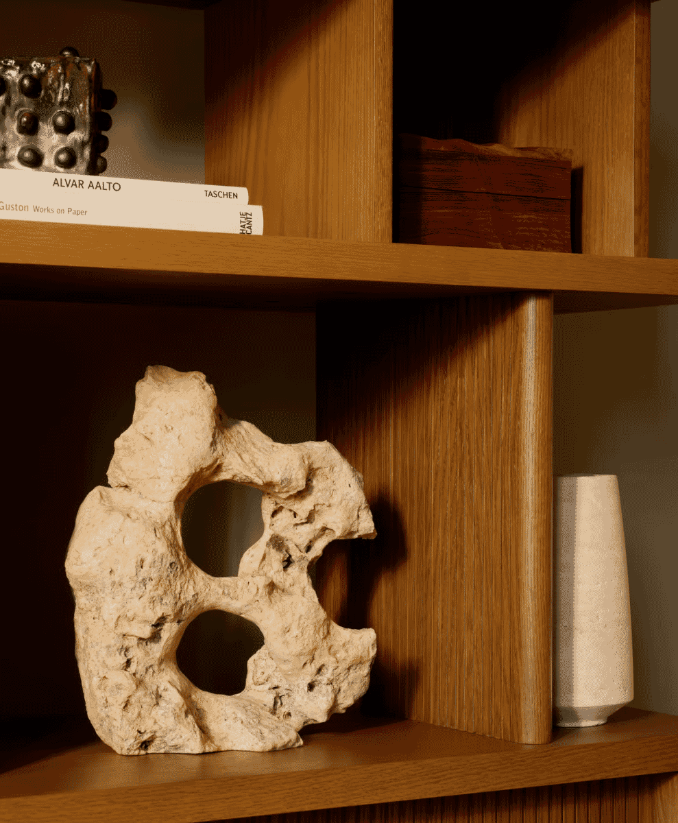 Anderson Marble Décor Sculpture, White